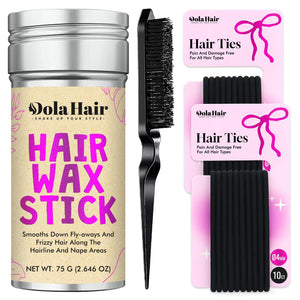Dolahair barra cera pelo: control suave de cabellos sueltos.