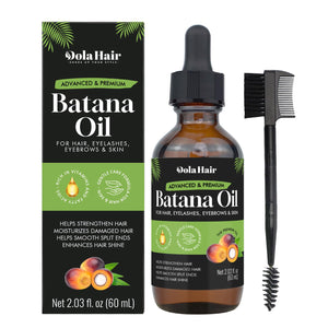 Dolahair Batana Oil: botella del aceite para nutrición capilar.