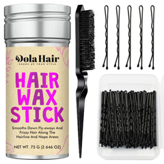 Dolahair horquillas Bobby negras de 2 pulgadas para peinados firmes todo el día.