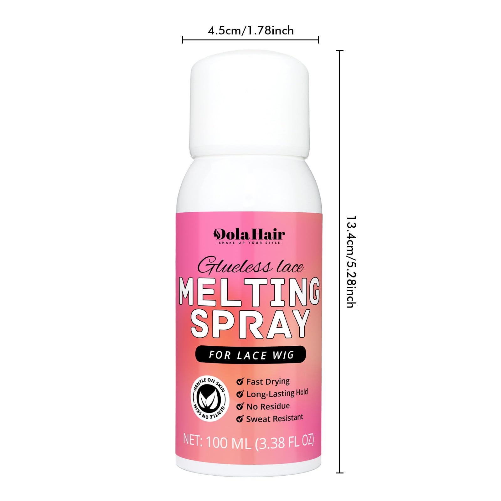Dolahair spray fundente para encaje: protege el contorno del cabello y evita daños.