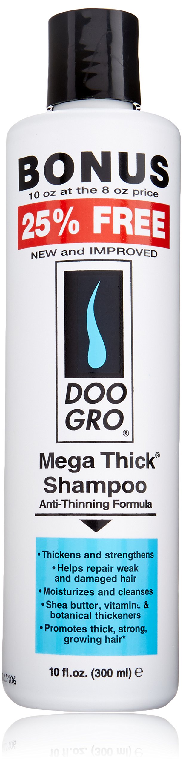 Doo Gro Champú Mega Grosor y Crecimiento, botella visible, fortalecimiento del cabello