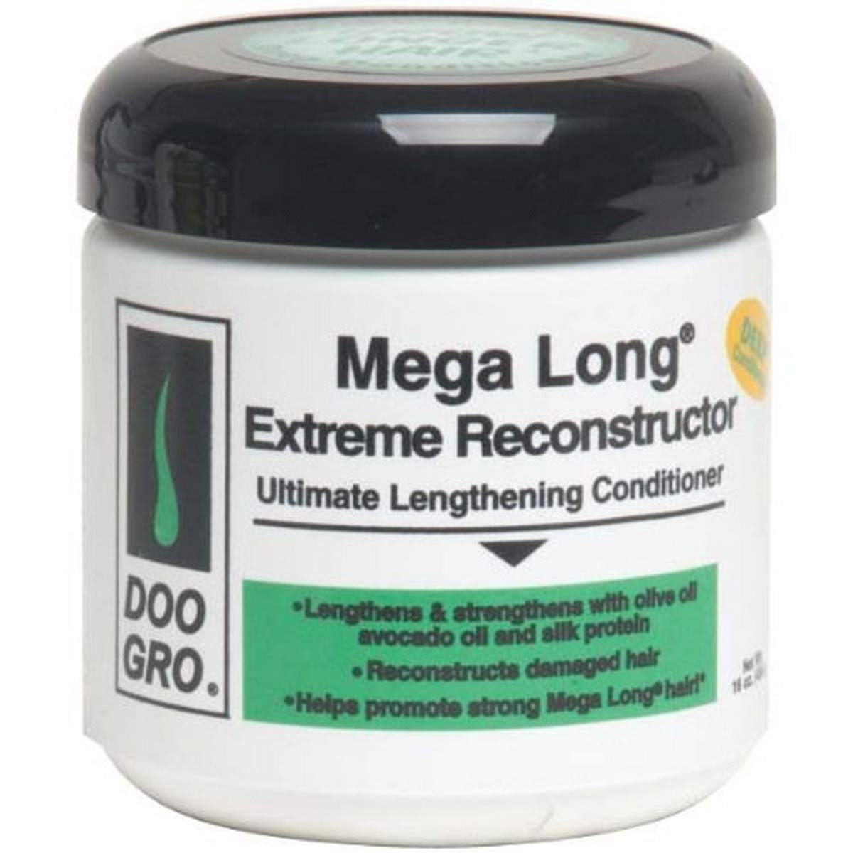 DOO GRO Mega Long Extreme Reconstructor, botella de 16 oz, acondicionador para cabello más suave y nutrido.