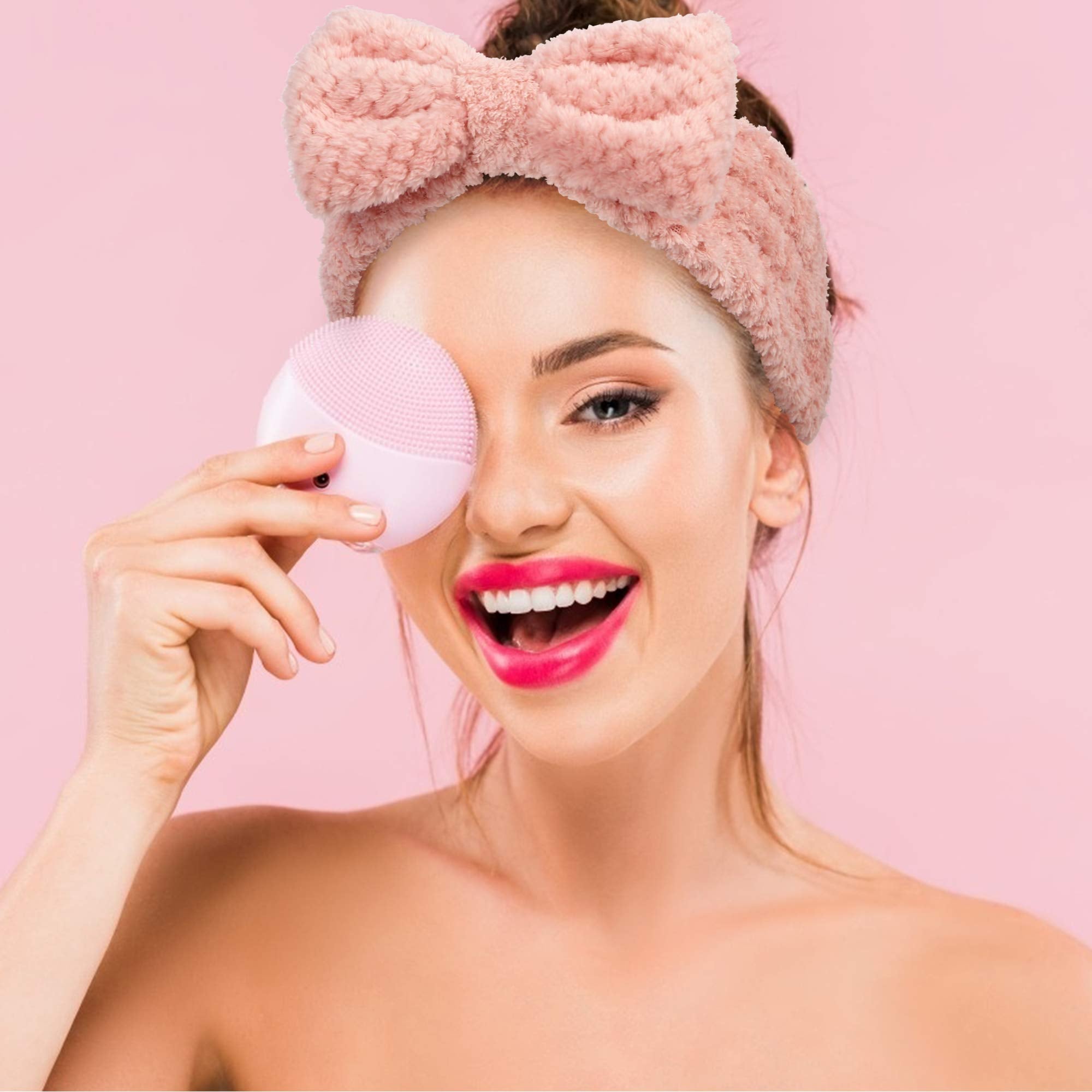 DOOBO uso versátil para lavado facial, hidroterapia y ejercicio con cabello recogido