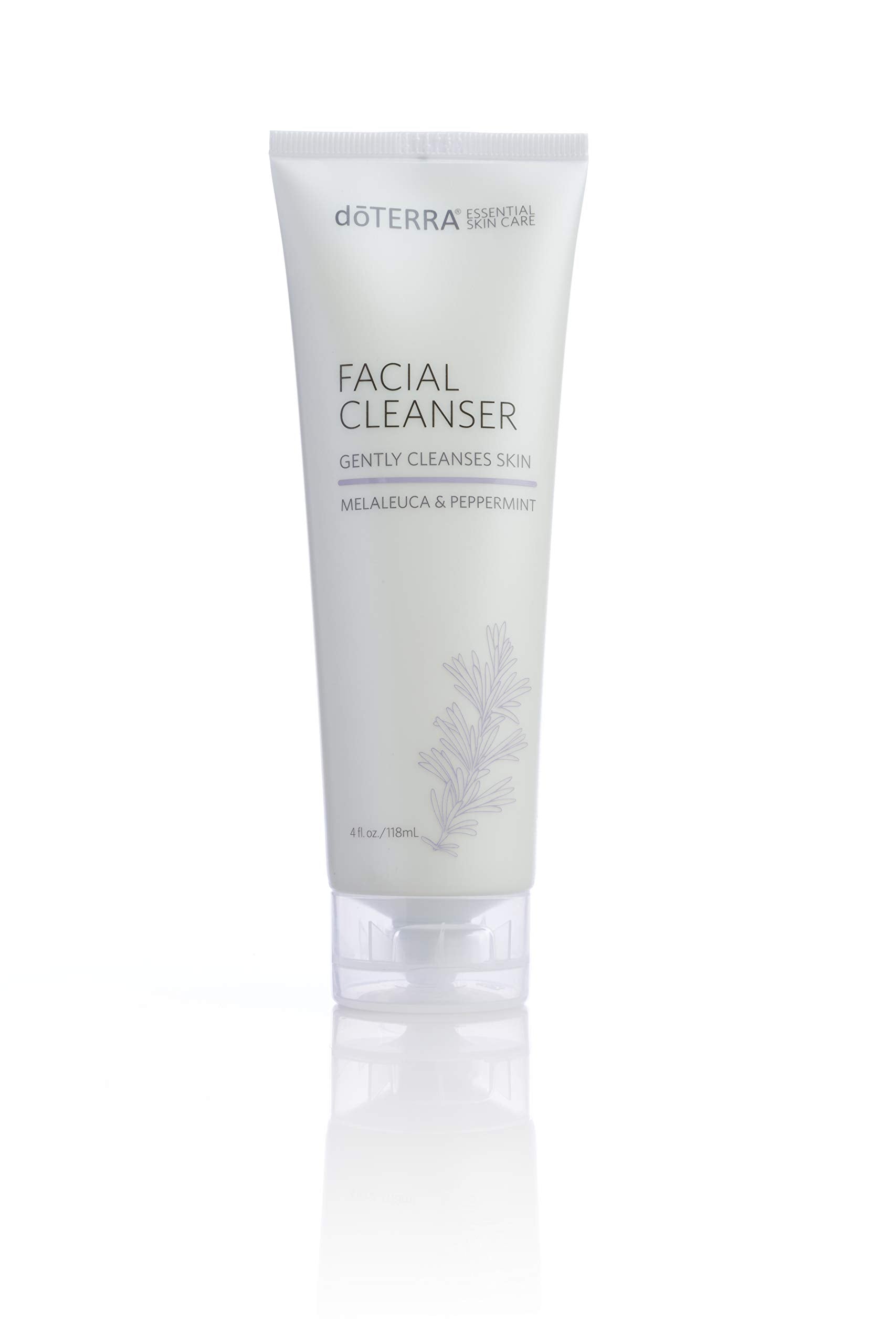 doTERRA limpiador facial, botella de 4 oz, purifica la piel y la deja fresca