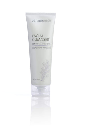 doTERRA limpiador facial, botella de 4 oz, purifica la piel y la deja fresca