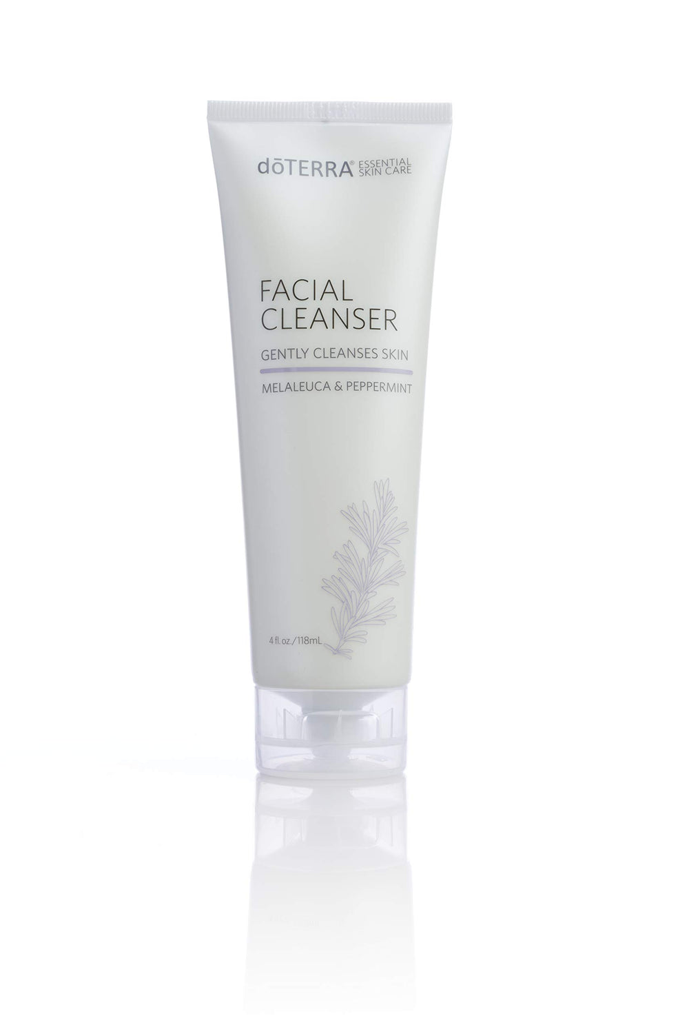 doTERRA limpiador facial, botella de 4 oz, purifica la piel y la deja fresca