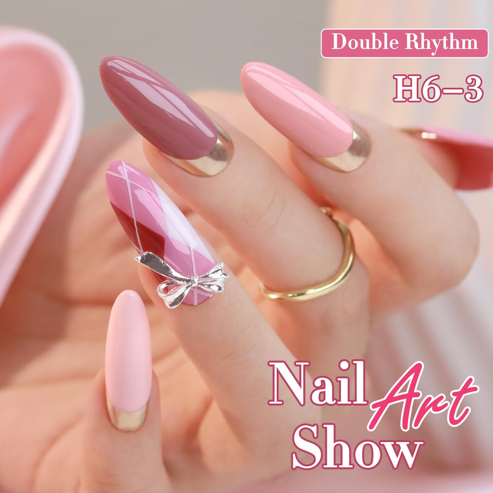Double Rhythm esmalte gel neutro para arte de uñas en casa