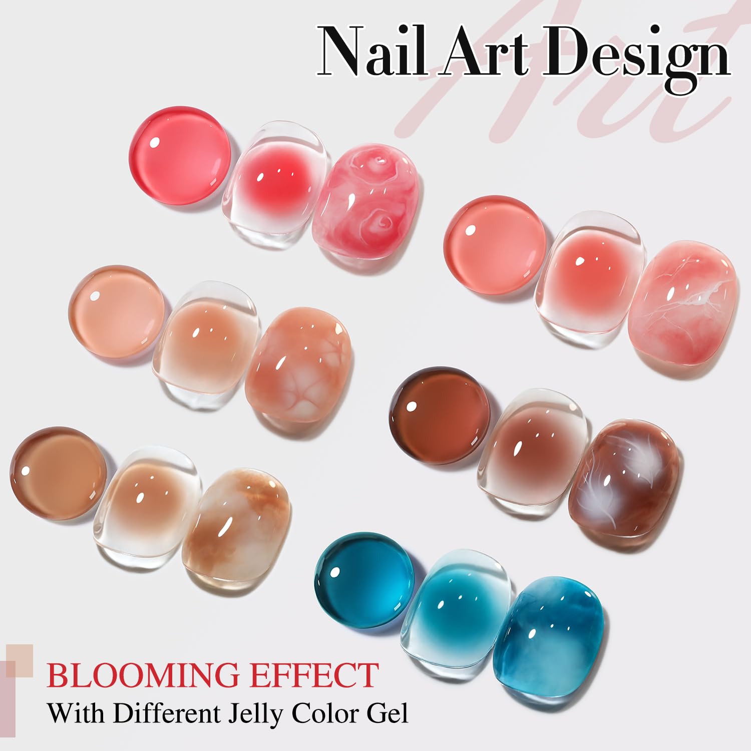 Double Rhythm Blooming Gel: uso en casa para creatividad en manicura
