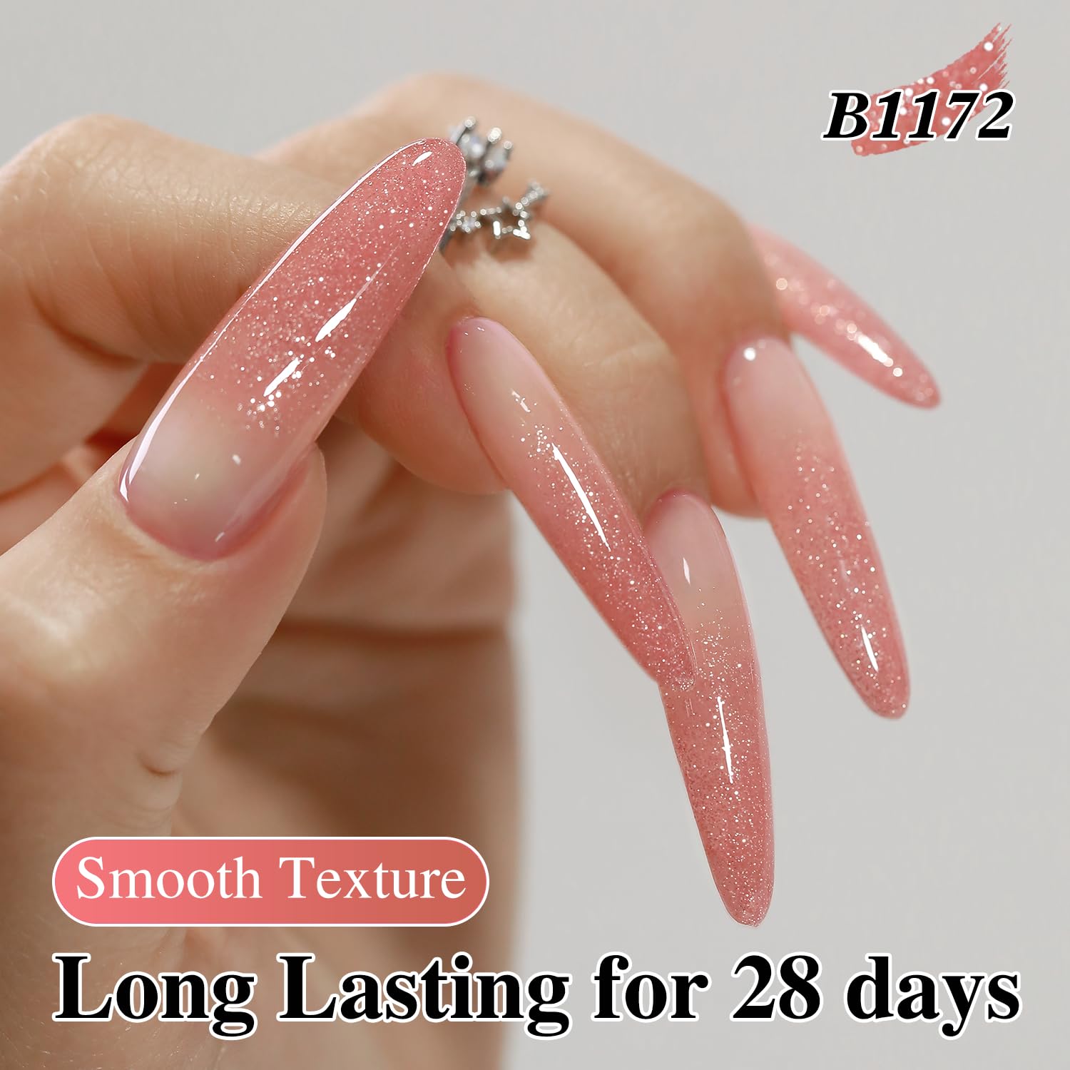 Double Rhythm brillo ultralargo para uñas con gel.