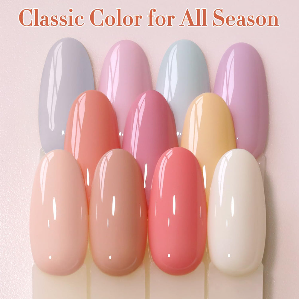 Double Rhythm caja del kit nude rosado para manicura en casa
