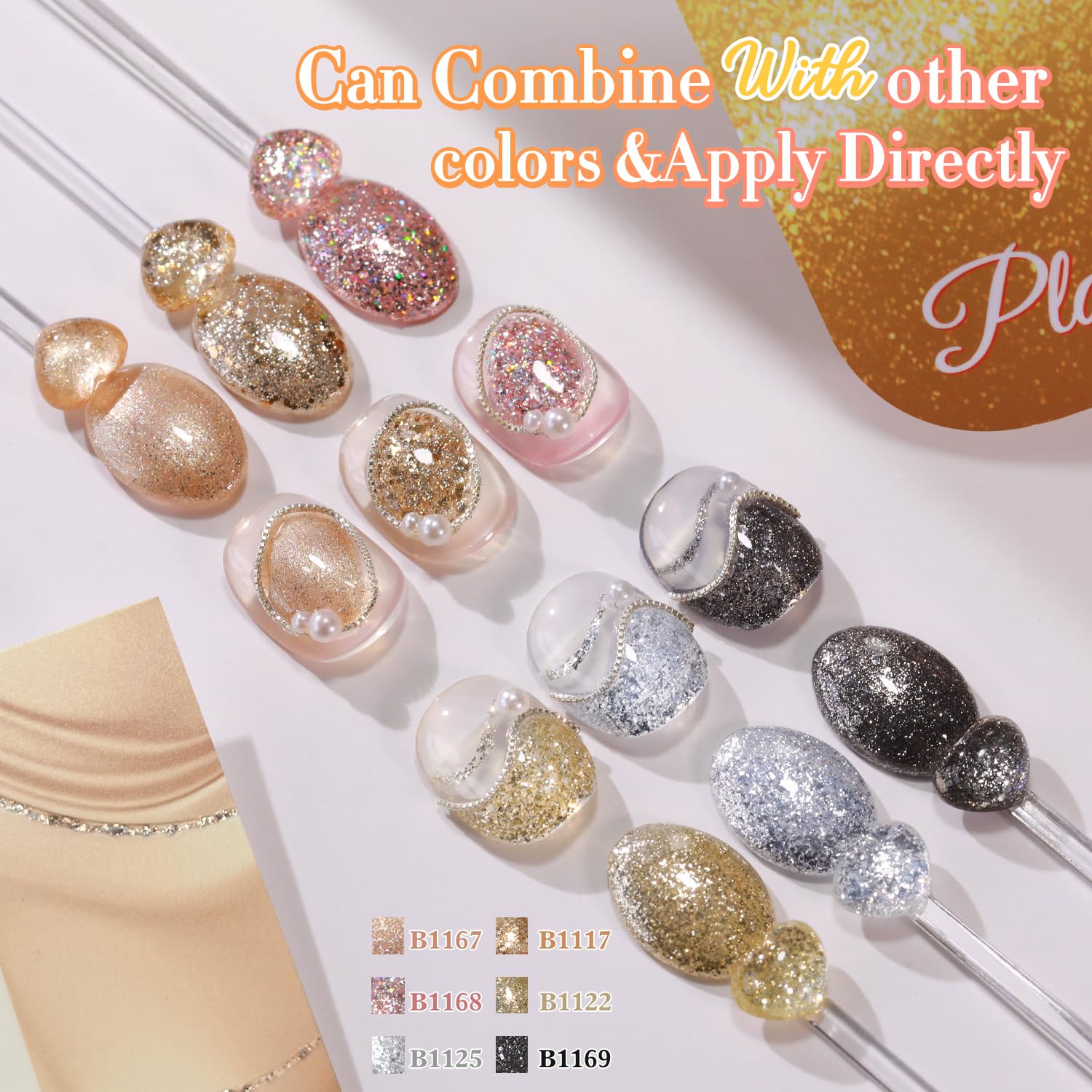 Double Rhythm colección gel 15 ml con acabado brillante.