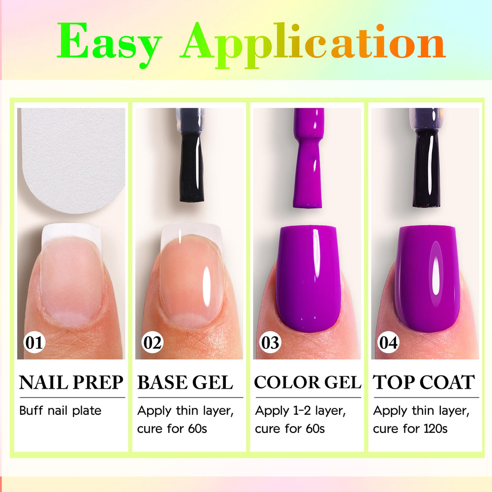 Colores arcoíris con efecto azúcar para looks vibrantes