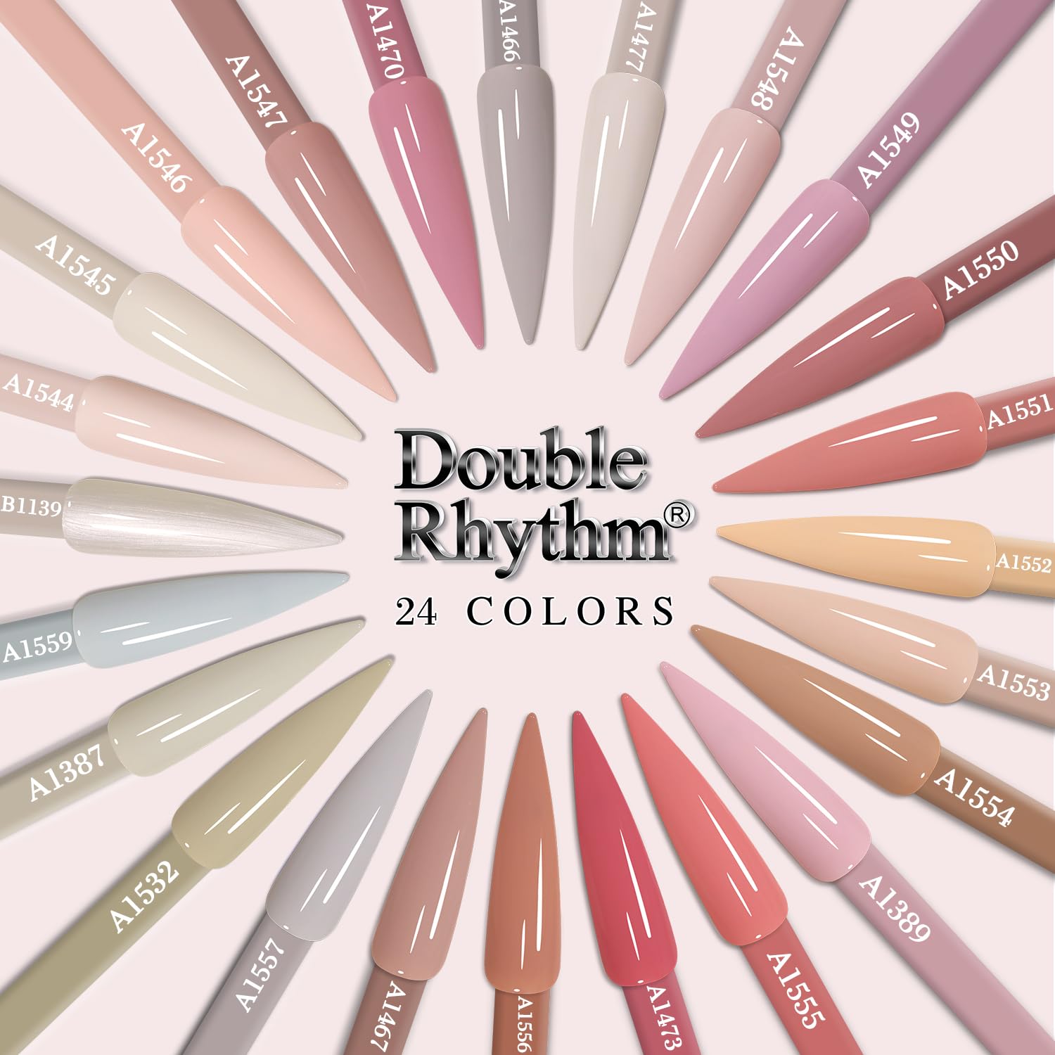Double Rhythm esmalte efecto brillo, secado rápido y cobertura uniforme