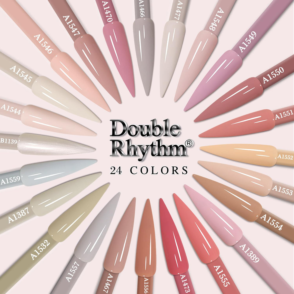 Double Rhythm esmalte efecto brillo, secado rápido y cobertura uniforme