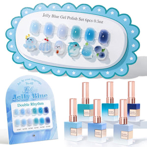 Double Rhythm botella gel 15ml, acabado brillante para uñas.