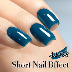 Double Rhythm Esmalte Gel Azul facilita aplicación suave con base y Top Coat