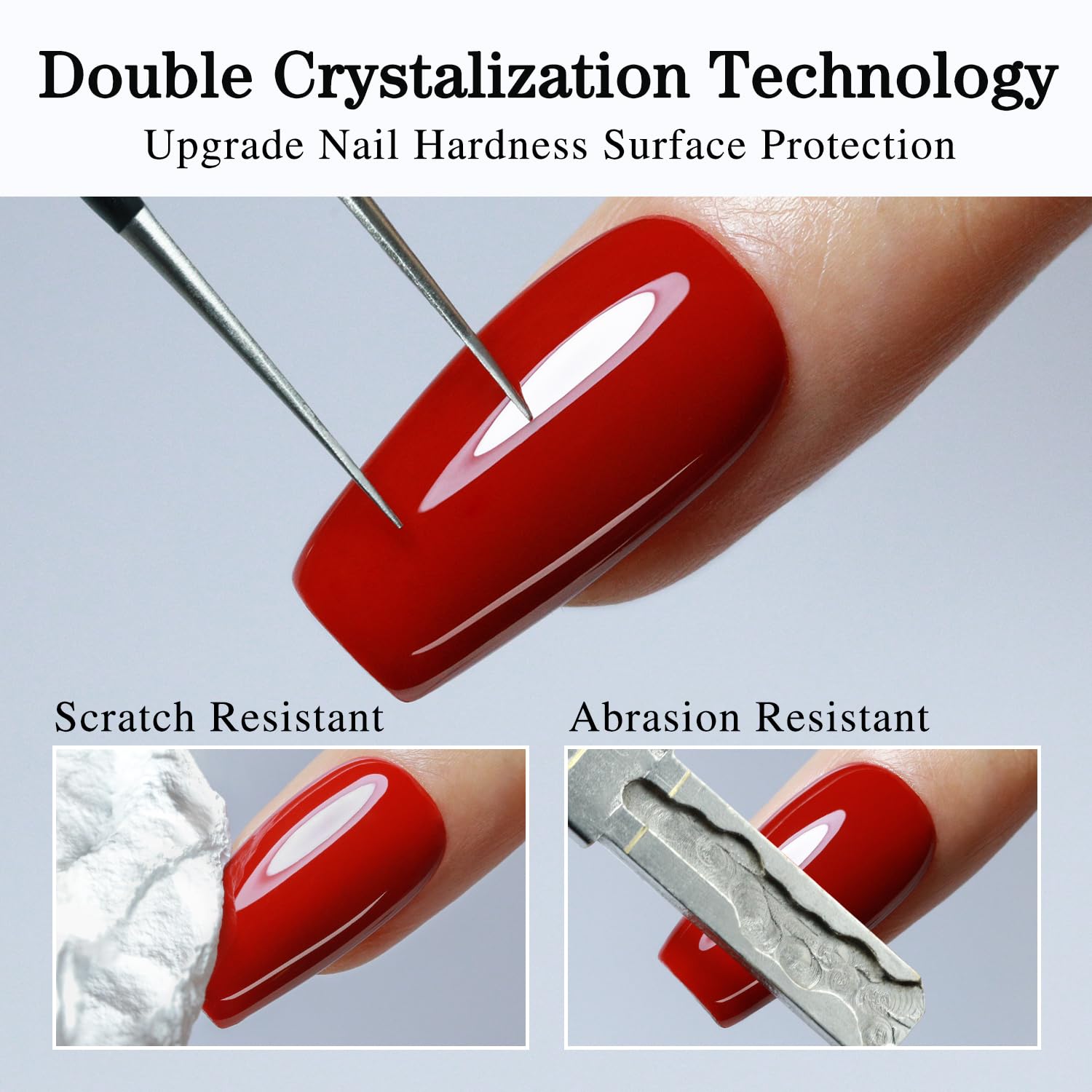 Double Rhythm Uñas caseras con durabilidad y brillo mejorados