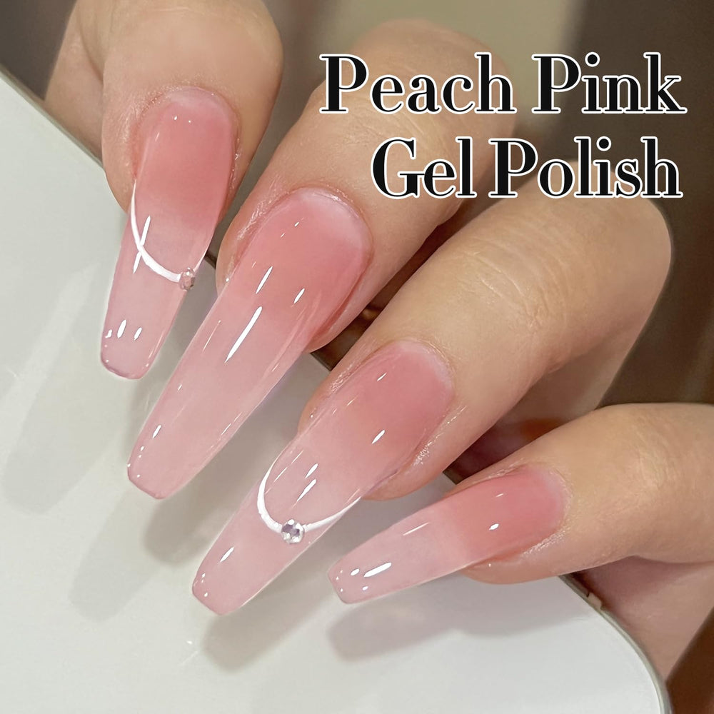 Double Rhythm gel Uñas Jelly Rose Pink, acabado de alto brillo para destacarse en ocasiones.