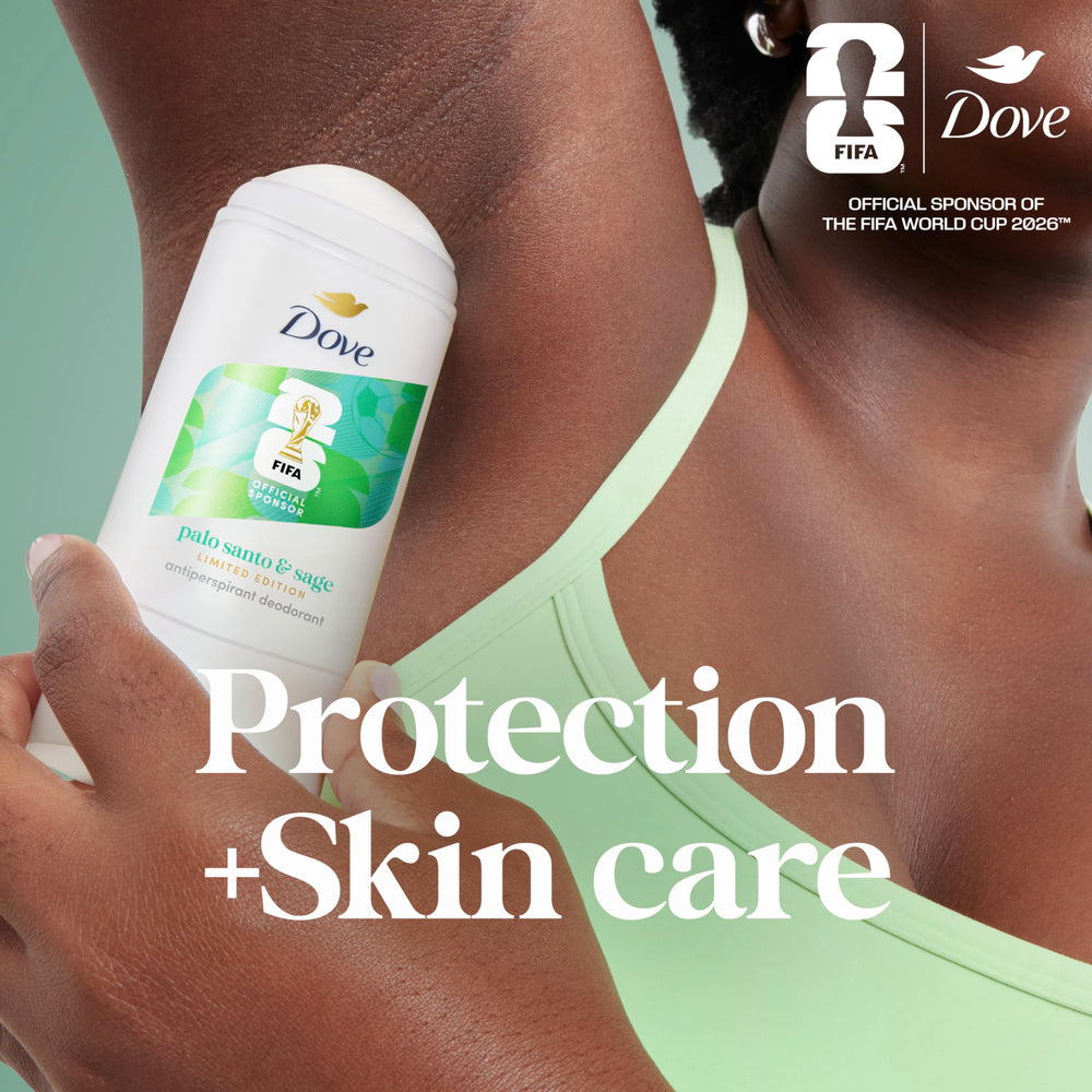 Dove aroma cálido Palo Santo y Salvia para despertar la rutina.