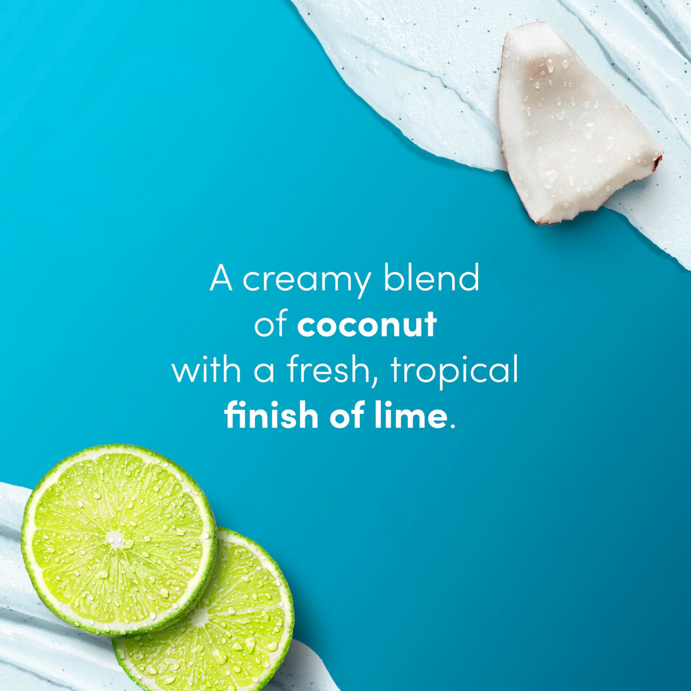 Dove aroma tropical coco lima, ideal para despertar los sentidos.