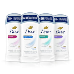 Dove Barra desodorante para mujer sensible con protección 24h