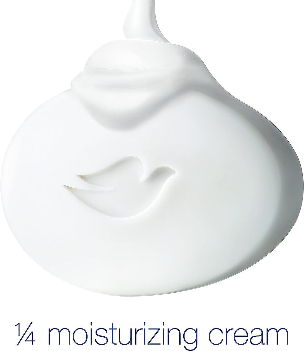 Dove barra sin perfume, fórmula hipoalergénica para piel sensible.