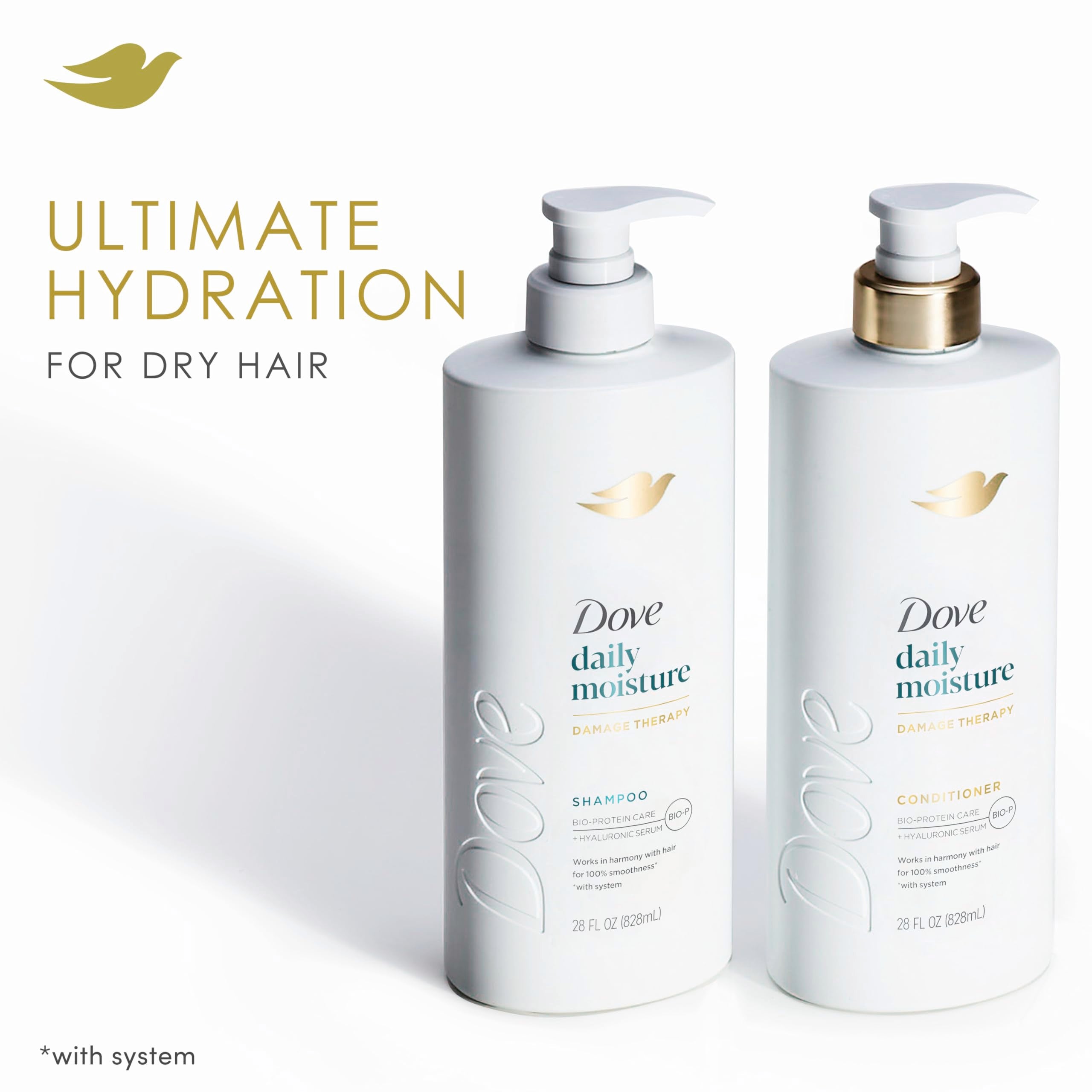 Dove Bio-Proteína - cuidado: fortalece cabello con proteínas de reparación.