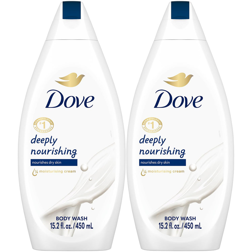 Dove botella Nutrium Hidratante para piel suave y nutrida.
