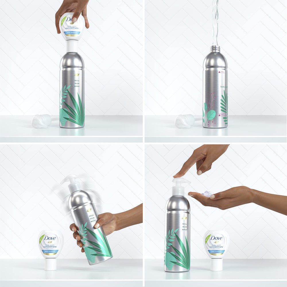 Dove Concentrado Envase 100% reciclado para Dove.