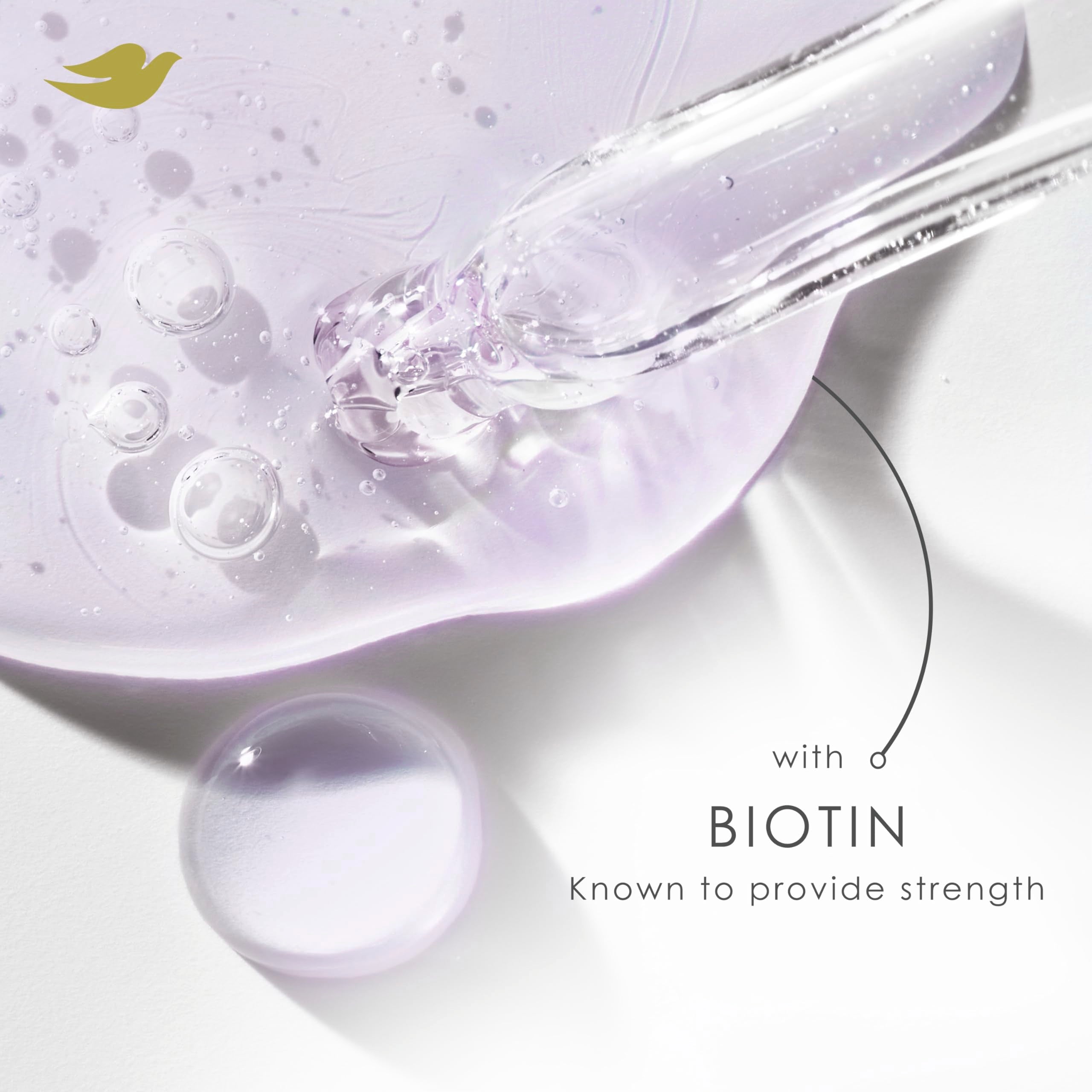 Dove Acondicionador Volumen y Plenitud Bio-Proteína Cuidado cuida la fibra.