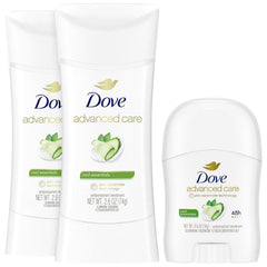 Dove Cuidado Avanzado: conjunto esencial para protección antitranspirante duradera.