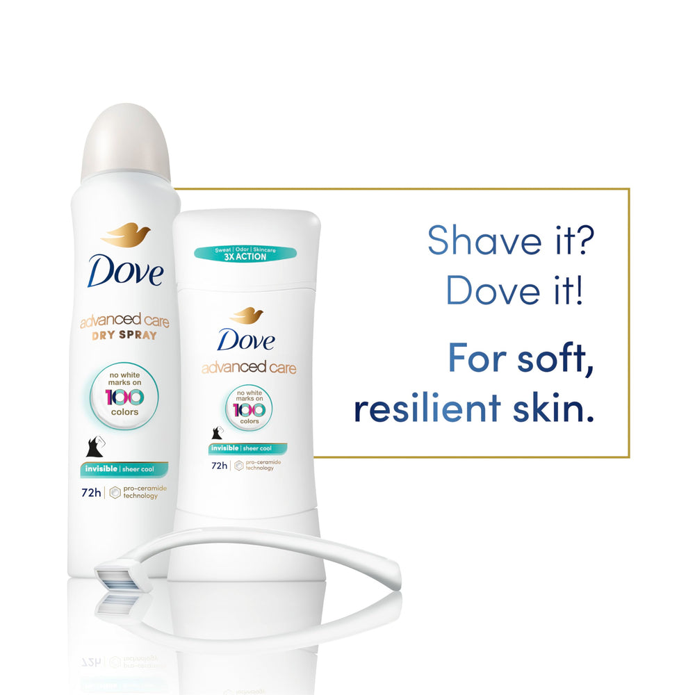 Dove Cuidado Avanzado protección 72 horas contra sudor y olores