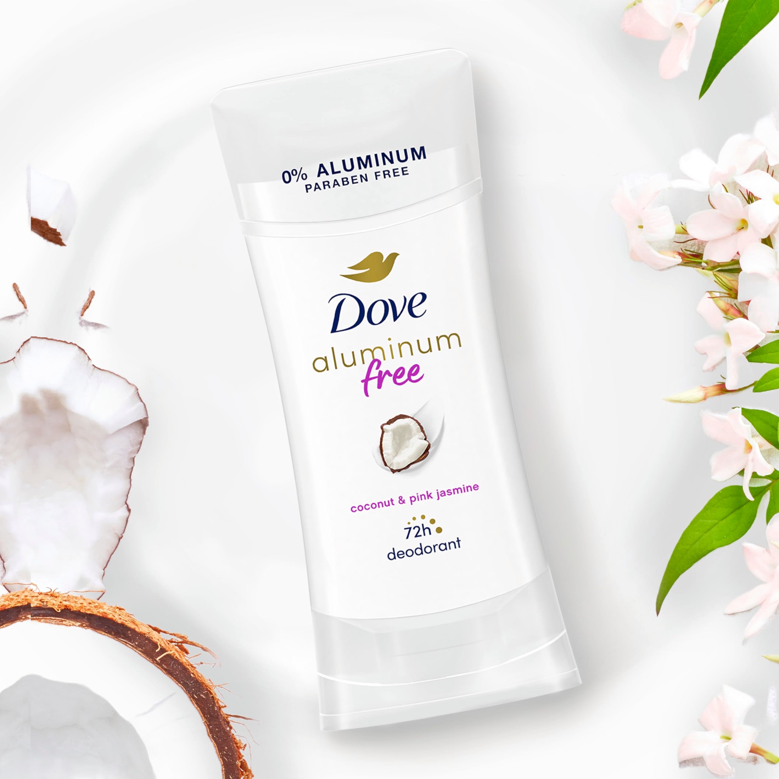 Dove desodorante con ¼ de hidratantes para piel suave.