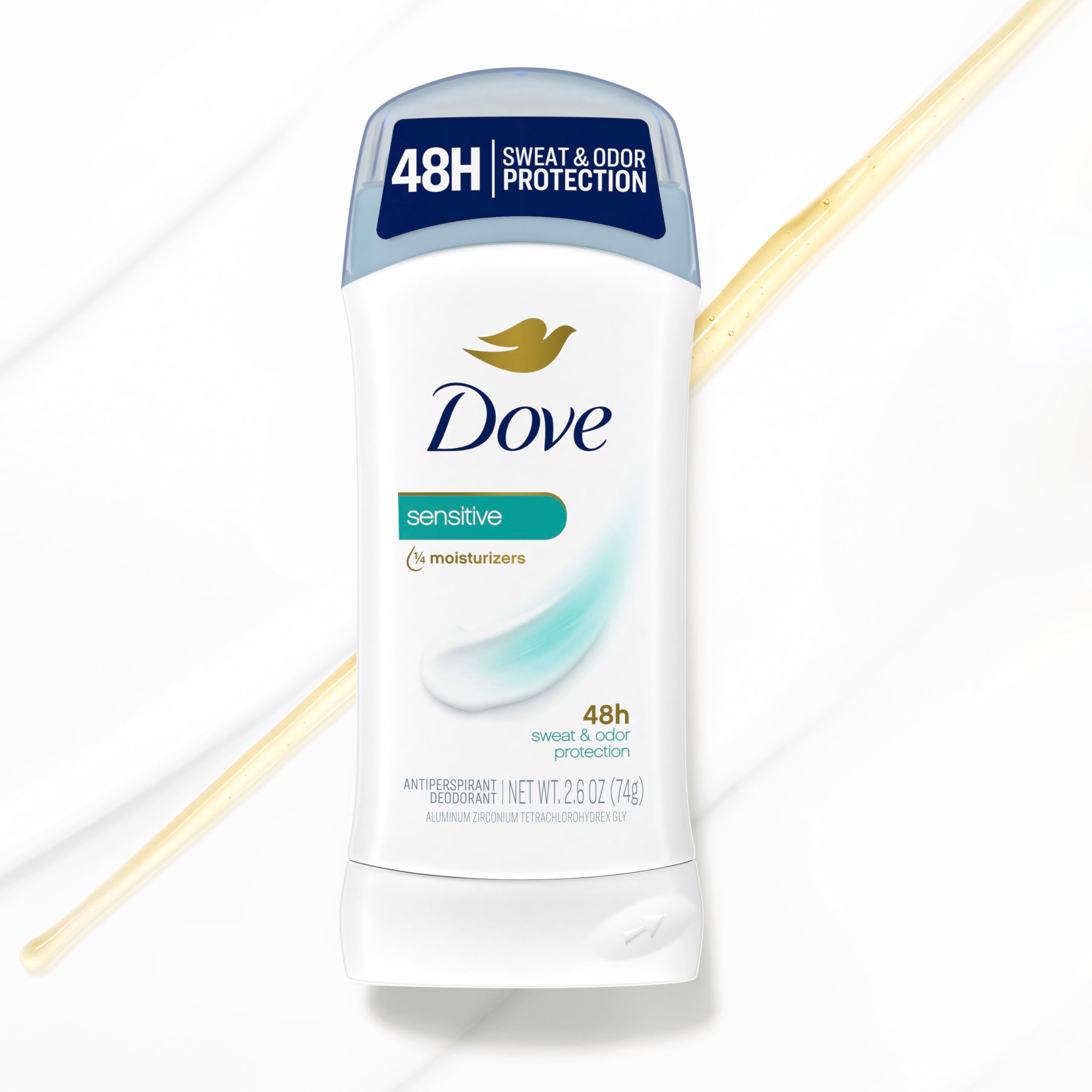 Dove Desodorante Invisible, libre de crueldad y certificado por PETA
