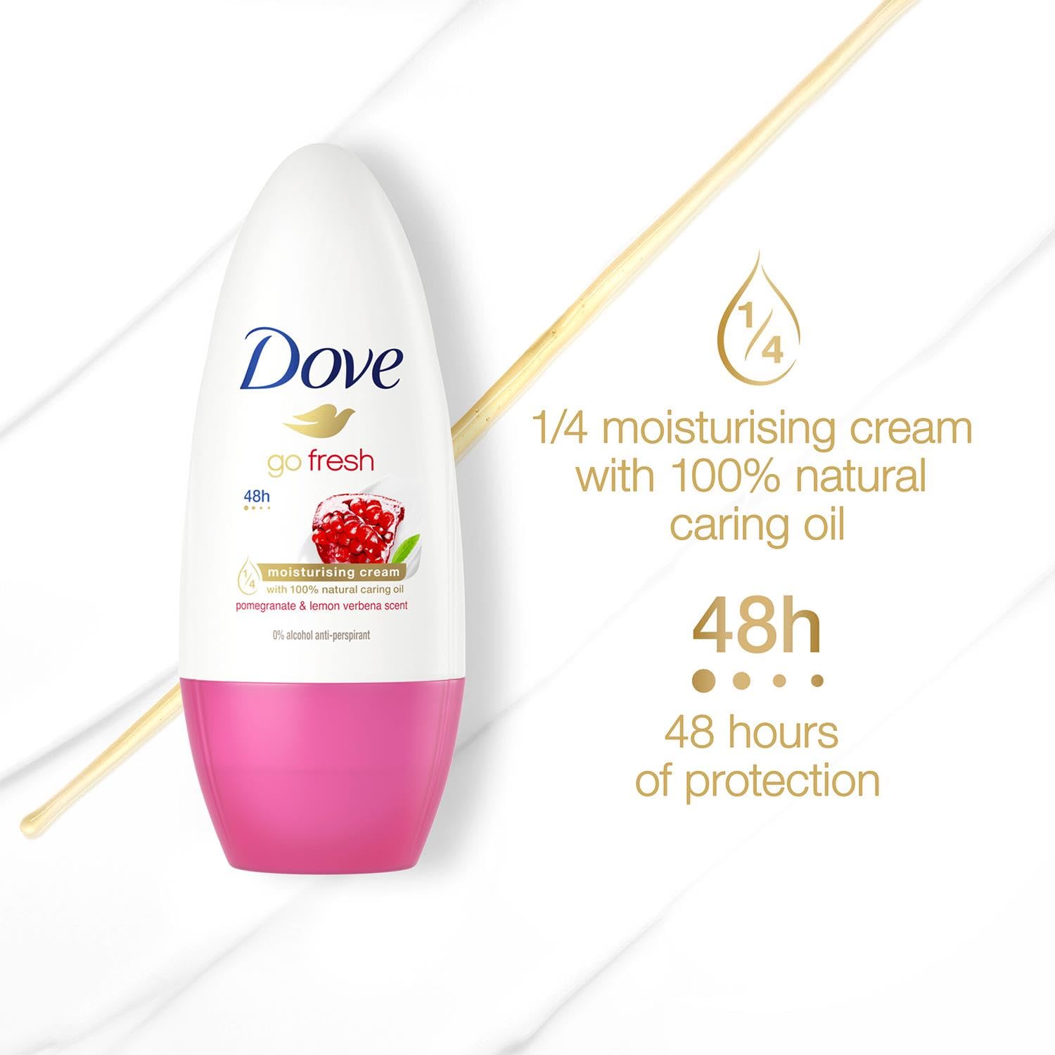 Dove Desodorante Rolón aplicación suave bajo la axila