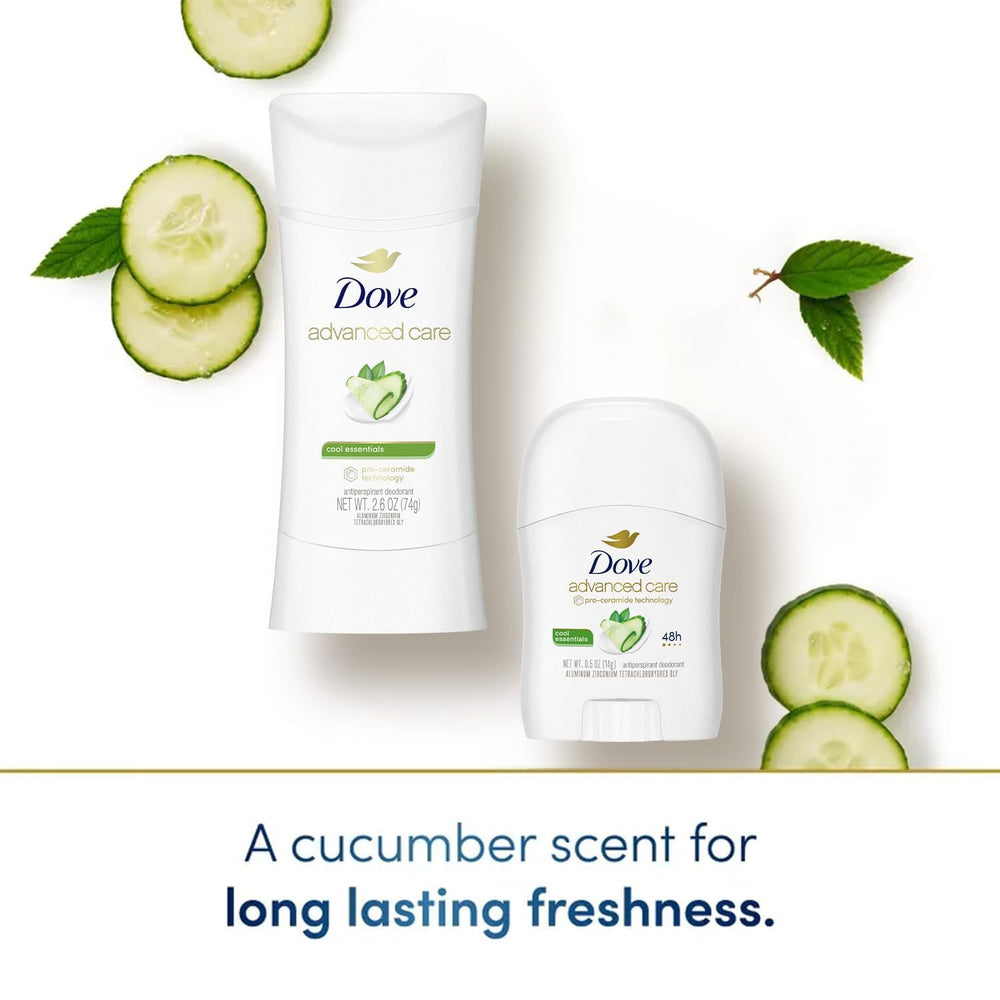 Dove Desodorante: seco y cómodo, con protección duradera.