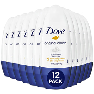 Desodorante Dove sin aluminio Original Limpio con aplicador y protección de 24 horas.