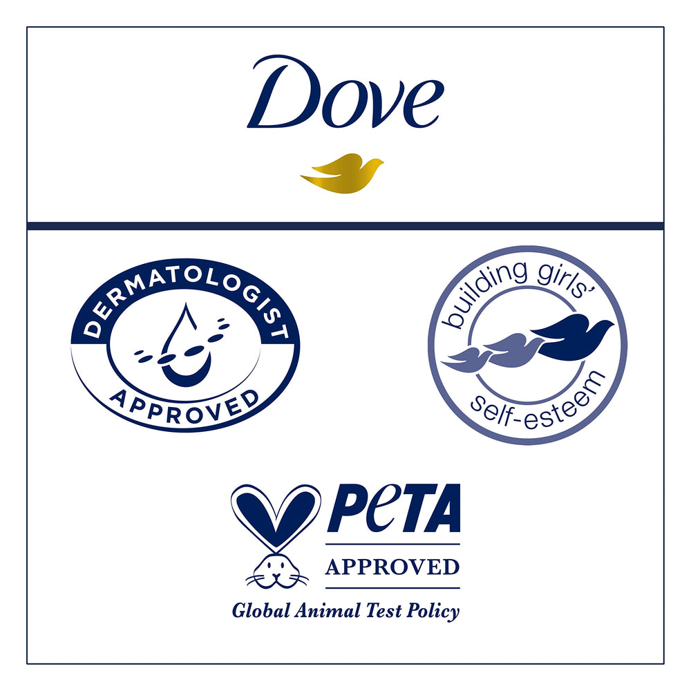Dove fragancia floral suave que evoca frescura tras la ducha