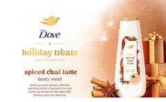 Dove fragancia de té especiado para una experiencia lujosa en la ducha