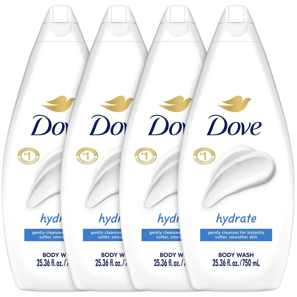 Dove Hidratante Gel de Ducha: botella para una limpieza suave e hidratación diaria.