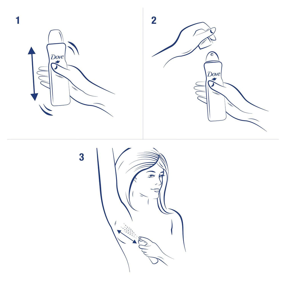 Embalaje Dove Invisible Dry, producto fácil de reconocer en tienda