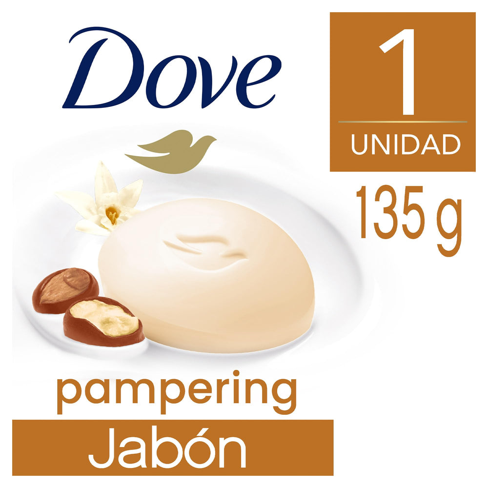 Barra Dove Manteca de Karité con textura suave para la piel.