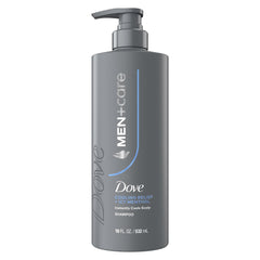 Dove Men+Care Champú Cooling Relief: botella fresca para uso diario.