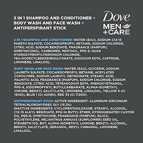 Conjunto Dove Men+Care en estuche, rutina de cuidado para hombres activos