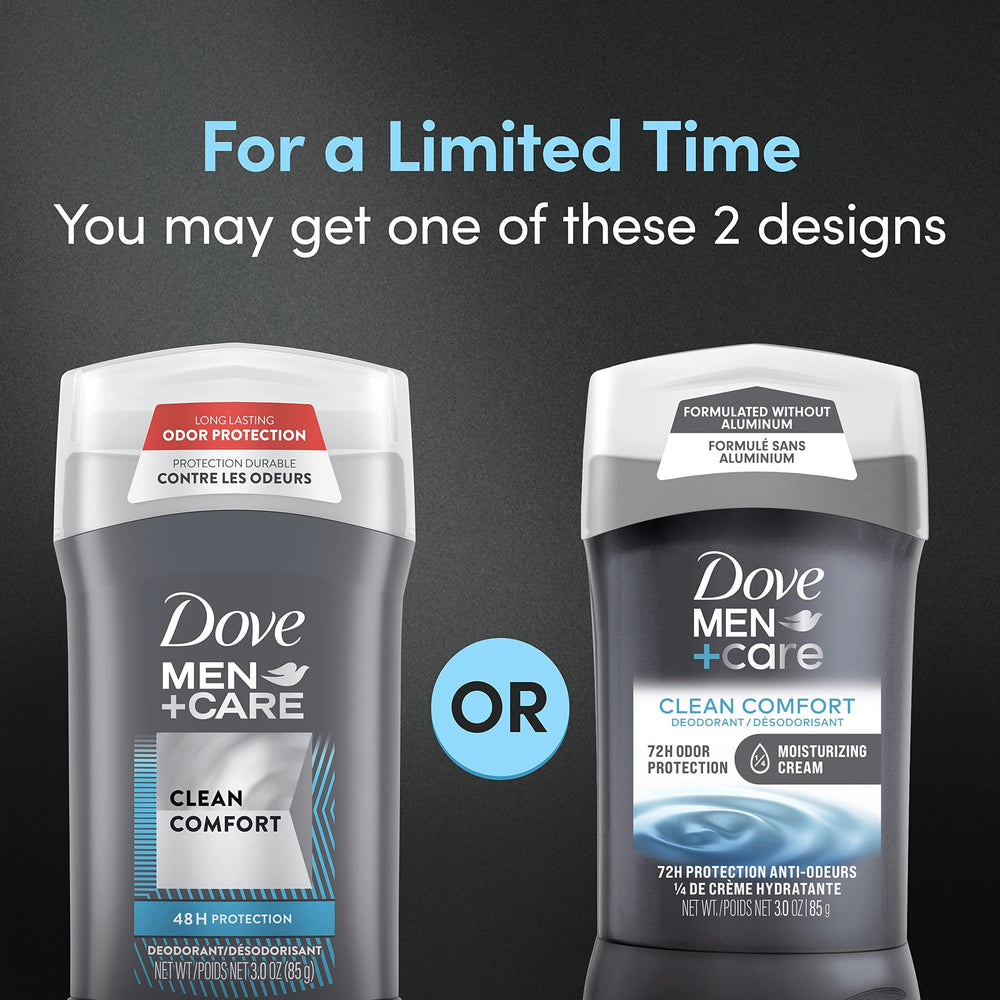 Desodorante Dove Men+Care en stick ultraligero para uso diario.