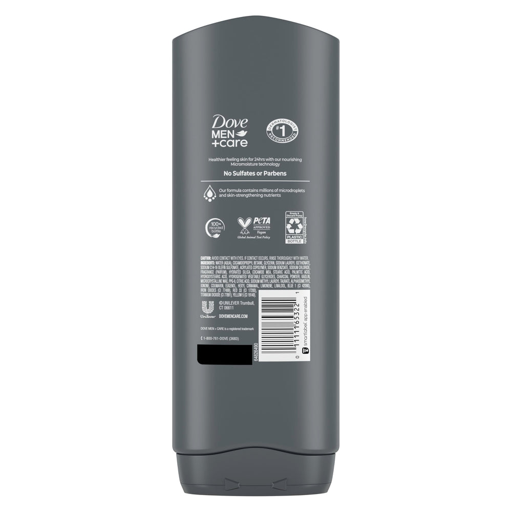 DOVE MEN+CARE fragancia purificante Bergamota, sensación fresca durante la ducha