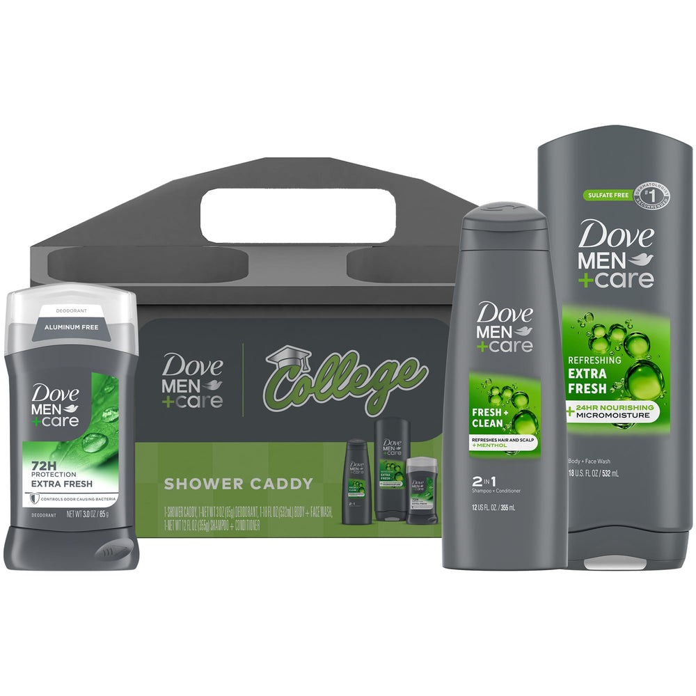 Set regalo Dove Men+Care para campus, cesta de ducha lista para regalo