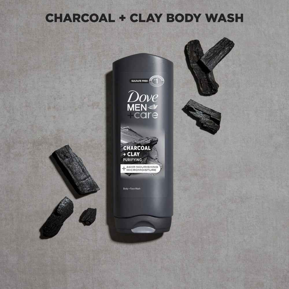 DOVE MEN+CARE textura hidratante de 24 horas para piel suave