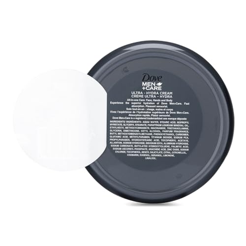 Dove Men+Care Ultra Hydra crema para manos, piel suave y protegida.