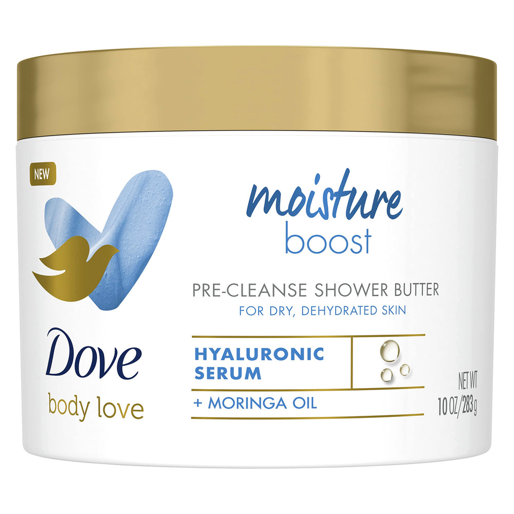 Dove Body Love prelimpieza corporal cremosa para iniciar la hidratación suave
